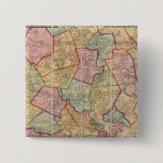 ボストンとその周辺 缶バッジ (正面)