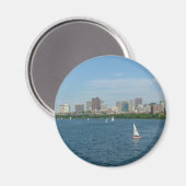 ボストンとチャールズ川 マグネット (正面/裏面)