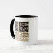 ボストンとメイン鉄道 マグカップ (正面左)