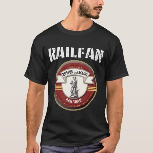 ボストンとメイン鉄道 Tシャツ (正面)