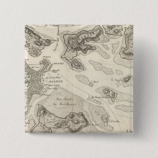 ボストンと周辺地域 缶バッジ (正面)