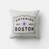 ボストンに入る クッション (正面)