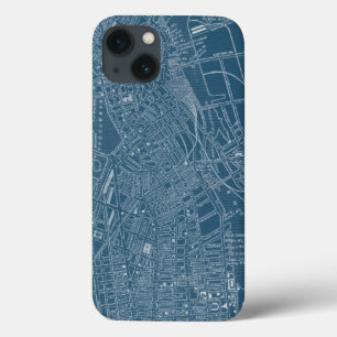 ボストンのグラフィックマップ iPhone 13ケース