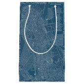 ボストンのグラフィック地図 スモールペーパーバッグ (正面)