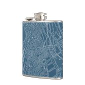 ボストンのグラフィック地図 フラスク (左)