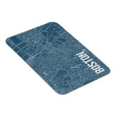 ボストンのグラフィック地図 マグネット (右側)