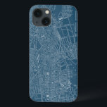 ボストンのグラフィック地図 iPhone 13ケース<br><div class="desc">マップとブループリント</div>