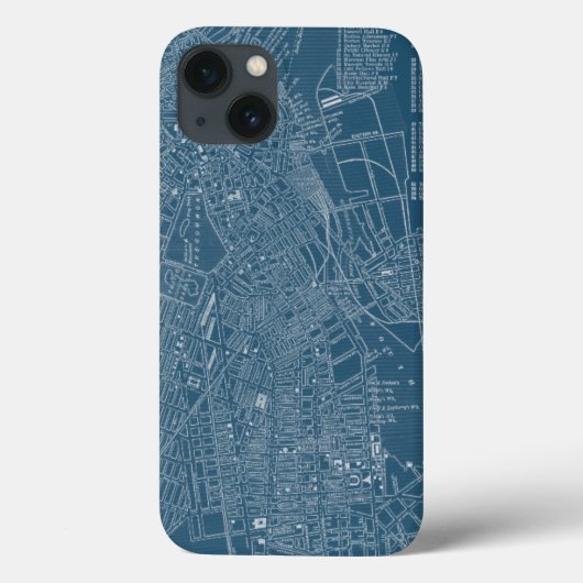 ボストンのグラフィック地図 Case-Mate iPhoneケース (裏面)