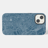 ボストンのグラフィック地図 iPhoneケース (裏面横)