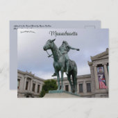 ボストンのスピリットハガキ素晴らしーにアピール ポストカード (正面/裏面)