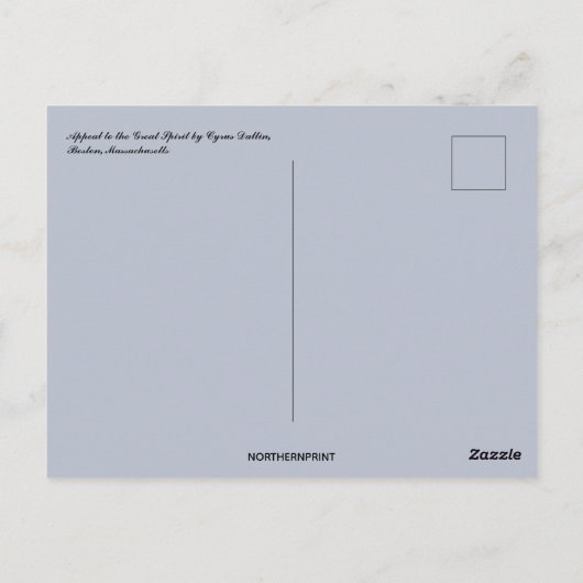 ボストンのスピリットハガキ素晴らしーにアピール ポストカード (裏面)