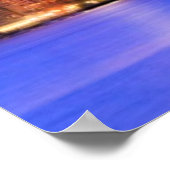 ボストンのダウンタウンの金融地区の表示 ポスター (角)