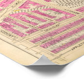 ボストンの地図19 ポスター (角)