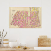 ボストンの地図28 ポスター (キッチン)