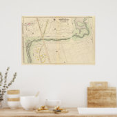 ボストンの地図2 ポスター (キッチン)