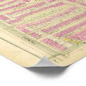 ボストンの地図8 ポスター (角)