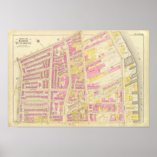 ボストンの地図8 ポスター (正面)