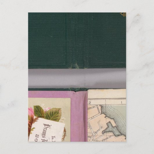 ボストンの地図 ポストカード (正面)