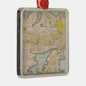 ボストンの地図 メタルオーナメント (右)