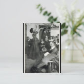 ボストンの彼女の家で説教しているアンHutchinson ポストカード (スタンド正面)