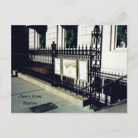 ボストンの応援 ポストカード (正面)