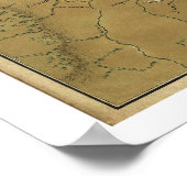 ボストンの戦争の地図 – 1776 ポスター (角)