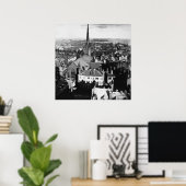 ボストンの教会の装飾された尖塔は ポスター (ホームオフィス)