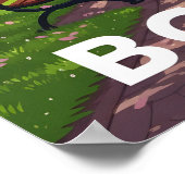 ボストンの満開のさくらんぼ ポスター (角)