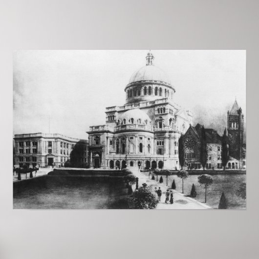 ボストンの科学者、キリストの最初の教会 ポスター (正面)