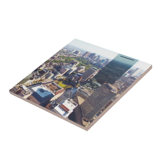 ボストンの空中写真 タイル (側面)