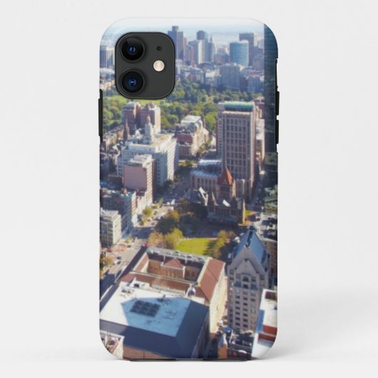 ボストンの空中写真 Case-Mate iPhoneケース (裏面)
