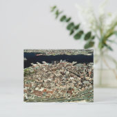 ボストンの空中写真、MA ポストカード (スタンド正面)