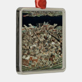 ボストンの空中写真、MA メタルオーナメント (右)