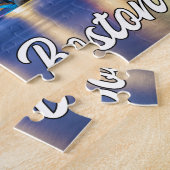 ボストンの街並み,マサチューセッツ州,統一された州 ジグソーパズル (側面)