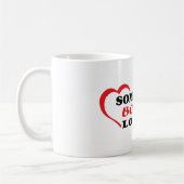 ボストンの誰かが私のTシャツが大好きです コーヒーマグカップ (左)