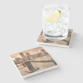 ボストンの財政地区のスカイライン ストーンコースター (横)