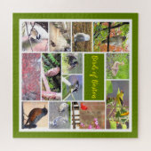 ボストンの鳥フォトコラージュ ジグソーパズル (横)