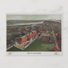 ボストンの鳥瞰図 ポストカード