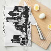 ボストンはあなたの都市のために置きました キッチンタオル (四つ折り)