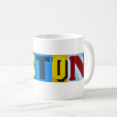 ボストンはマグに文字を入れます コーヒーマグカップ (正面右)