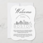ボストンへようこそ | ゲスト詳細 招待状 (正面)