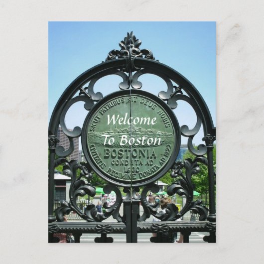 ボストンへようこそ ポストカード (正面)