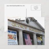 ボストンへようこそ ポストカード (正面/裏面)