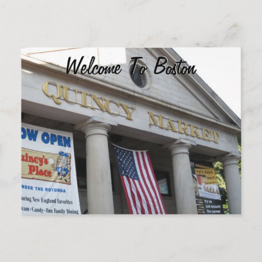 ボストンへようこそ ポストカード (正面)