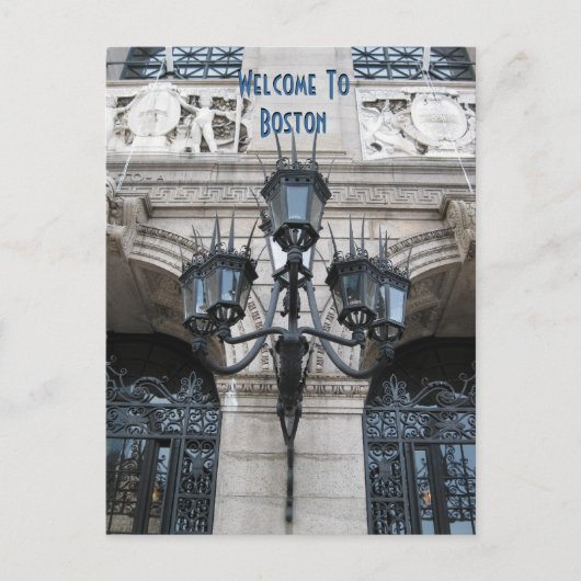 ボストンへようこそ ポストカード (正面)