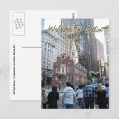 ボストンへようこそ ポストカード (正面/裏面)