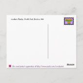 ボストンへようこそ – neon ポストカード (裏面)