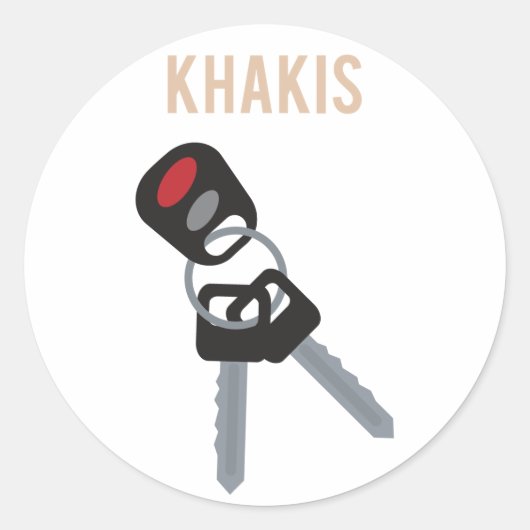 ボストンアクセントカー鍵 ラウンドシール (正面)