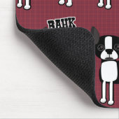 ボストンアクセントテリアパターン マウスパッド (コーナー)