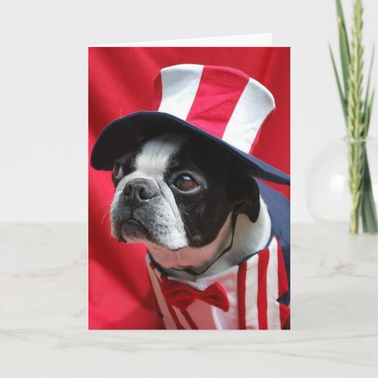 ボストンアンクルサムカード カード (正面)